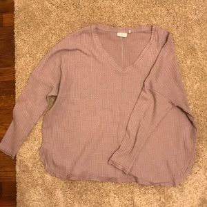 UO Waffle knit long sleeve
